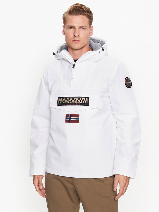 Napapijri Napapijri Anorak jakna Rainforest Winter 3 NP0A4GMC Bijela Regular Fit