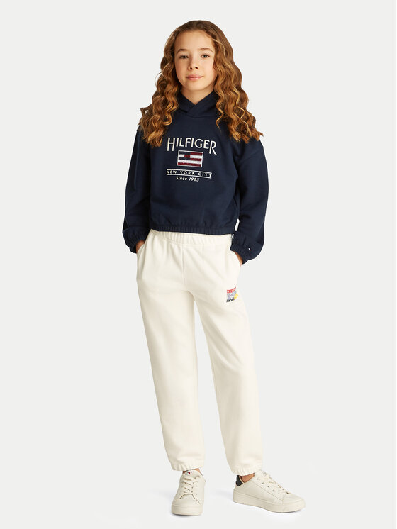 Tommy Hilfiger Tommy Hilfiger Bluza KG0KG08558 D Granatowy Regular Fit