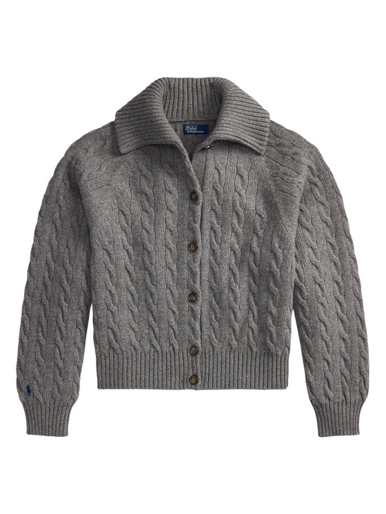 Polo Ralph Lauren Polo Ralph Lauren Kardigán 211B17757002 Sötétszürke Relaxed Fit