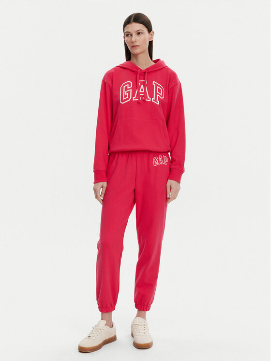 Gap Gap Majica dugih rukava 870537-08 Ružičasta Relaxed Fit