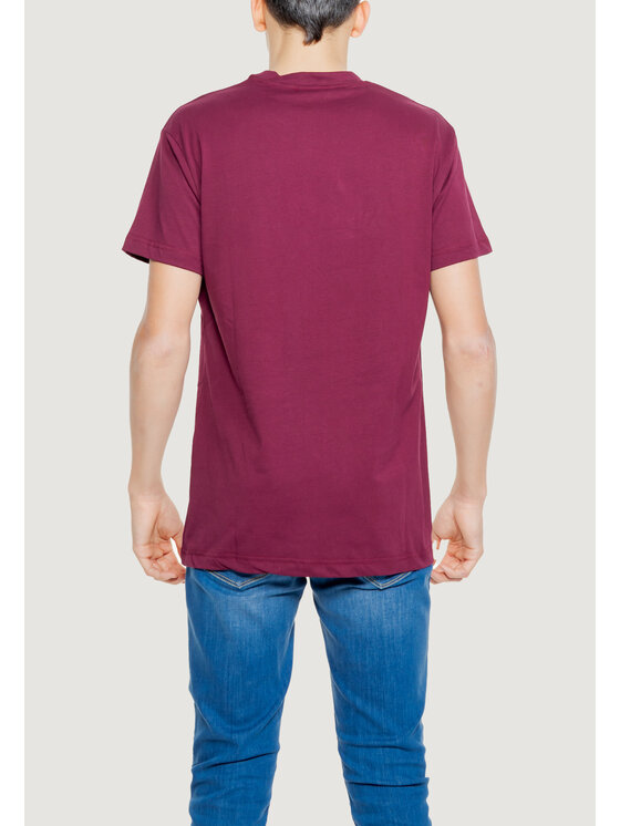 The Bomber The Bomber T-shirt The Bomber Logo Bordeaux Shirt Fit
