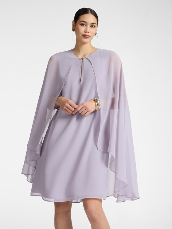 Elena Mirò Elena Mirò Sukienka codzienna 7071P000280N0B9 Fioletowy Regular Fit