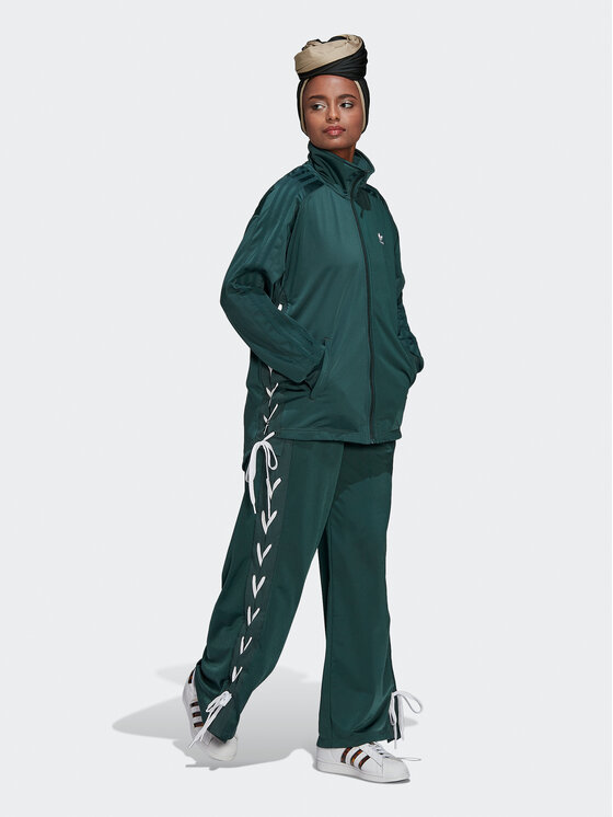 adidas adidas Džemperis Always Original Laced HK5073 Žalia Relaxed Fit