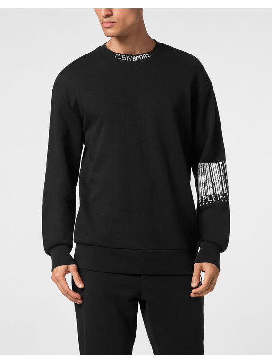 Plein Sport Plein Sport Longsleeve 14155 Czarny Regular Fit