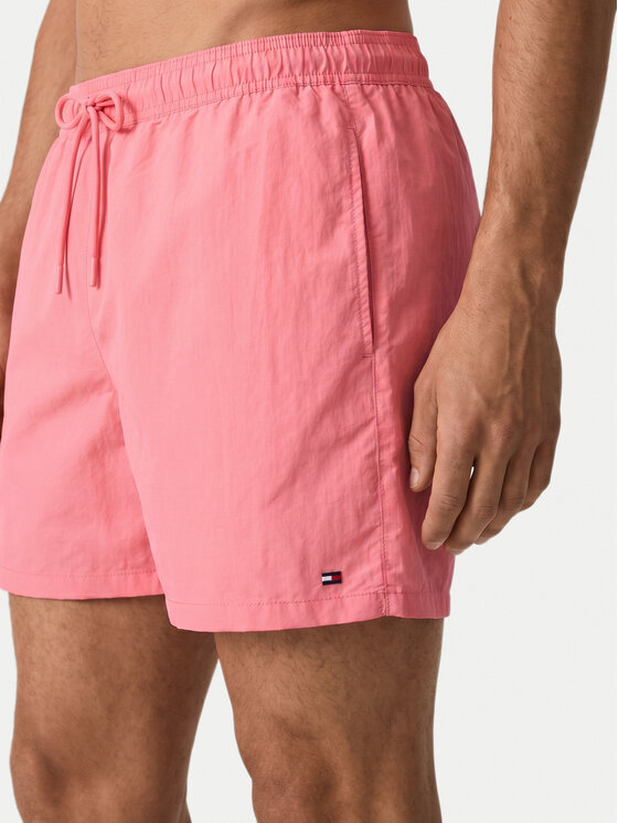 Tommy Hilfiger Tommy Hilfiger Szorty kąpielowe UM0UM03477 Różowy Regular Fit