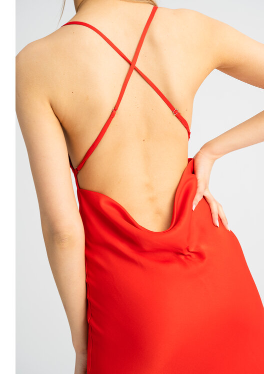 Leimann Leimann Sukienka koktajlowa Ninette Czerwony Feminine Fit