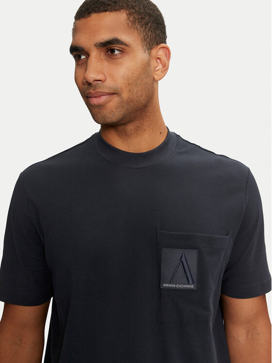 Armani Exchange Armani Exchange Marškinėliai 6DZMJC ZJXHZ 1510 Tamsiai mėlyna Regular Fit