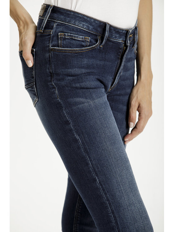 Cross Jeans Cross Jeans Jeansy N 497-218 Granatowy Skinny Fit