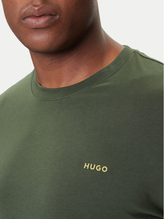 HUGO HUGO Majica Dero222 50466158 Zelena Regular Fit