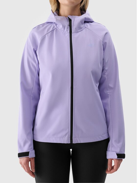 4F 4F Kurtka softshell 4FWSS24TSOFF216-52S Różowy Regular Fit
