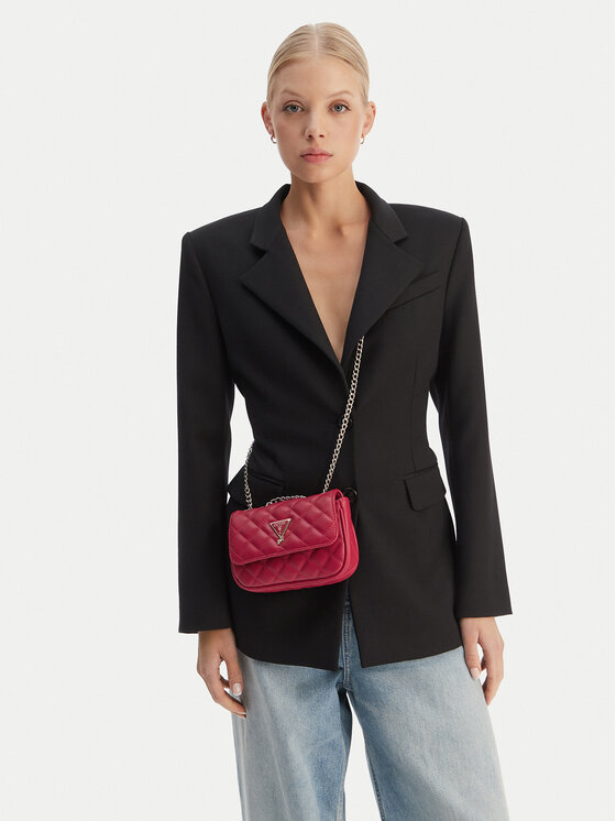 Guess Дамска чанта J5YZ17 WGT10 Червен