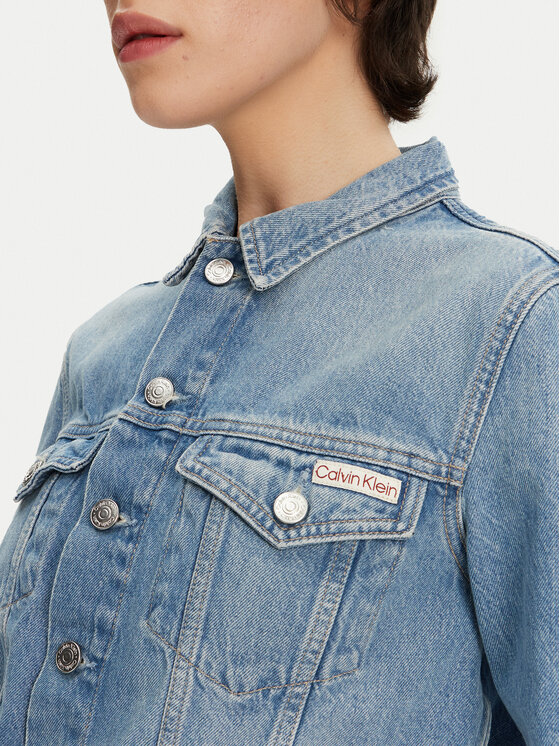 Calvin Klein Jeans Calvin Klein Jeans Jeansová bunda 90's J20J225184 Modrá Regular Fit