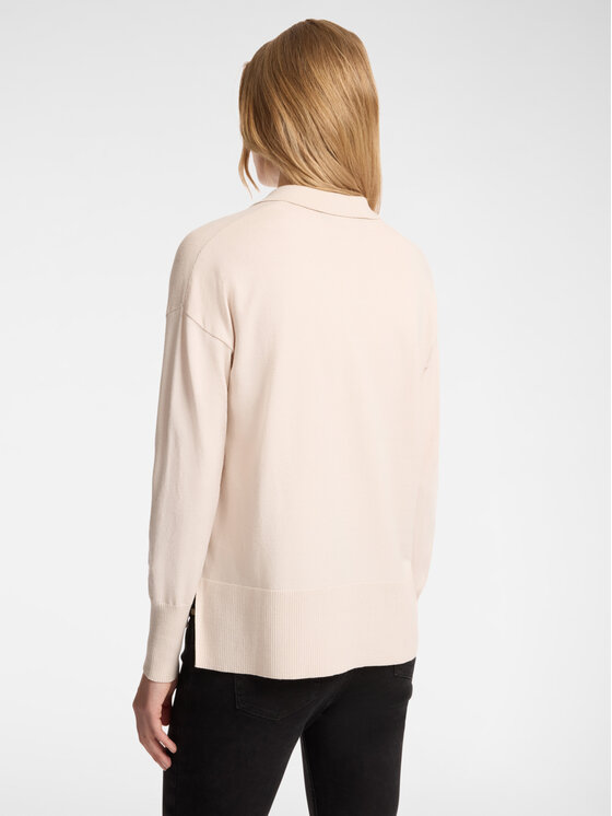 Elena Mirò Elena Mirò Cardigan M455Z000585N002 Écru Regular Fit