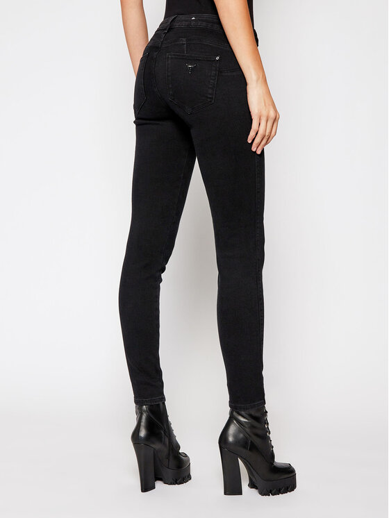 guess jeggings schwarz