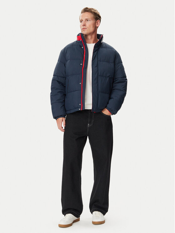 Tommy Jeans Tommy Jeans Winterjacke Vail Flag DM0DM23728 Dunkelblau Regular Fit