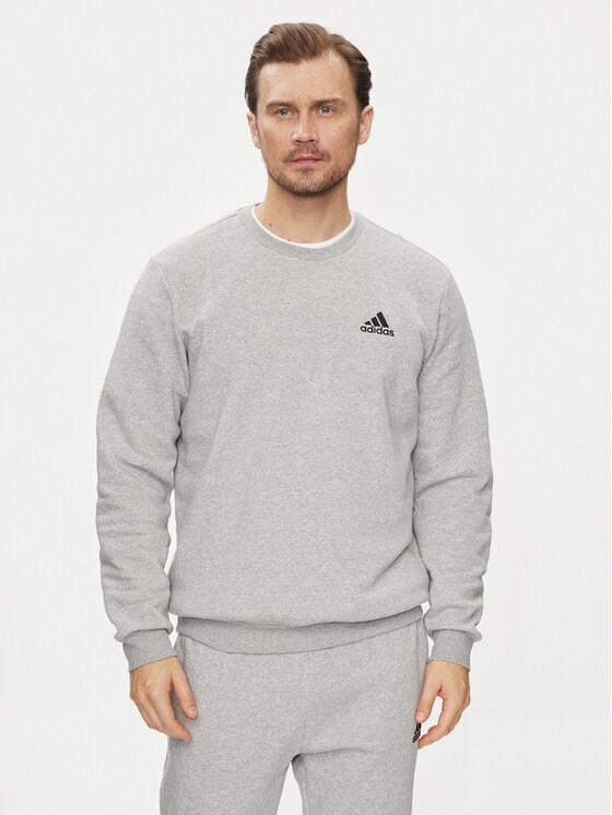 adidas Džemperis ar kapuci Essentials H12221 Pelēks Regular Fit