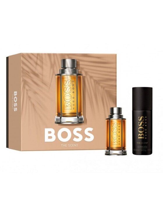 Zestaw zapachowy HUGO BOSS, Hugo Boss The Scent For Man zestaw woda toaletowa spray 50ml + dezodorant w sprayu 150ml