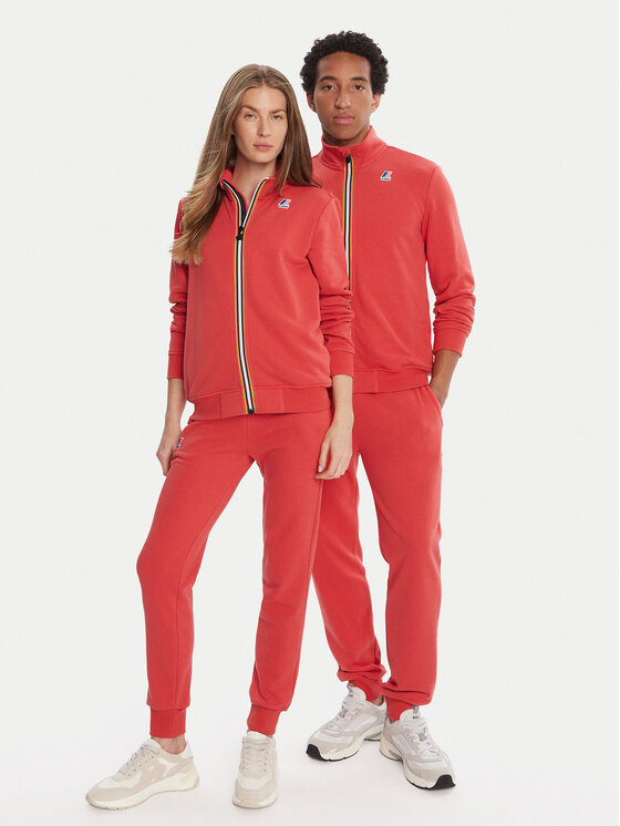 K-Way K-Way Spodnie dresowe Bishop K31313W Czerwony Slim Fit