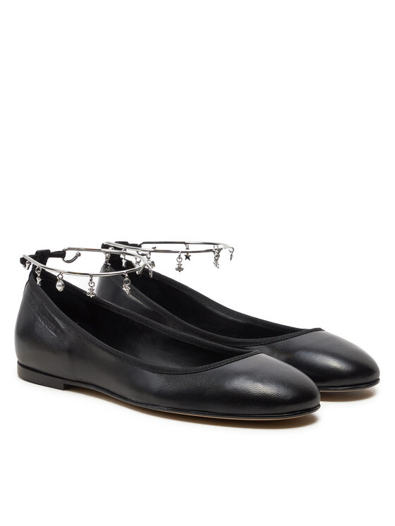KARL LAGERFELD KARL LAGERFELD Balerinke Karo KL40124 Crna