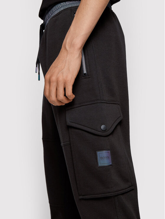 BOSS Boss Долнище анцуг Skylight 50443635 Черен Regular Fit
