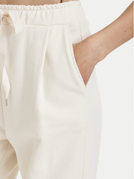 Maryley Maryley Pantaloni di tessuto 26EB519/07PA Beige chiaro Regular Fit
