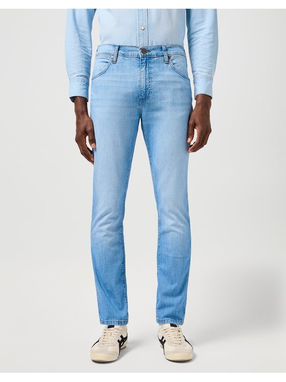 Wrangler Wrangler Jeansy Larston Niebieski Slim Fit
