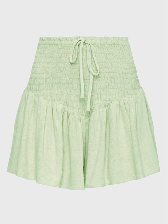Gina Tricot Pantalon scurți din material 19970 Verde Regular Fit