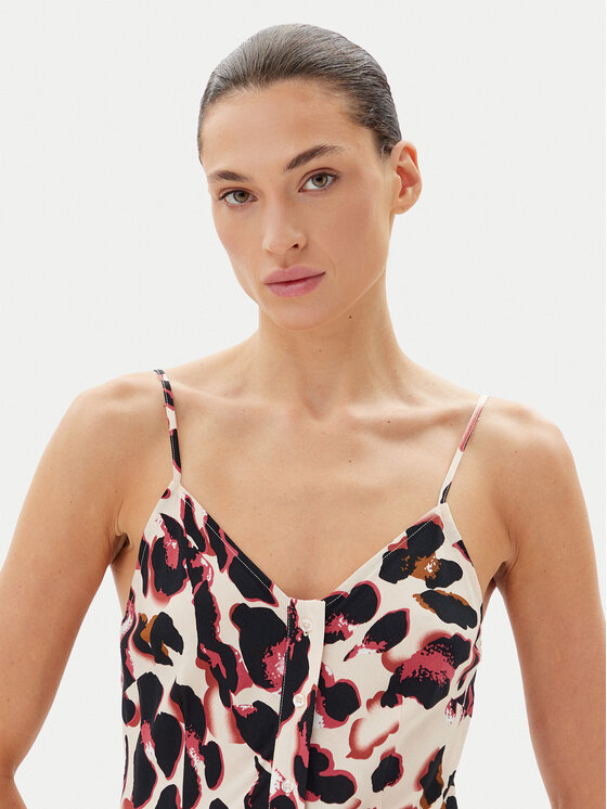 YAS YAS Φόρεμα καλοκαιρινό Savanna 26035342 Μπεζ Regular Fit