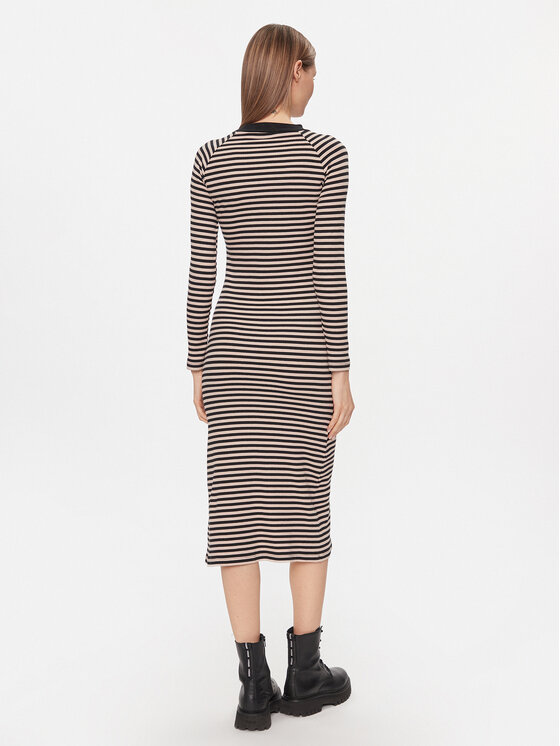 Brave Soul Brave Soul Vsakodnevna obleka LDRJ-624SLOANE Črna Regular Fit