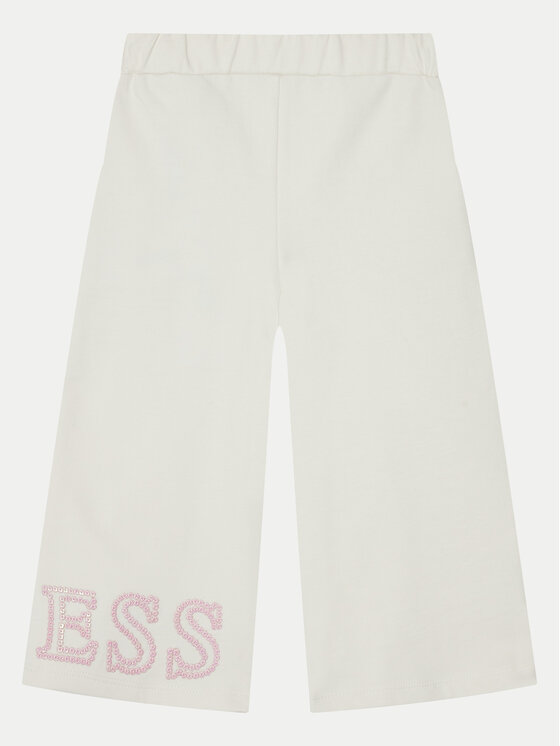 Guess Guess Jogginghose K5RQ11 KA6R4 Écru Regular Fit