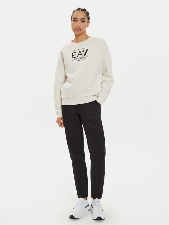 EA7 Emporio Armani Tepláková súprava 6DTV61 TJUXZ 21CQ Béžová Regular Fit