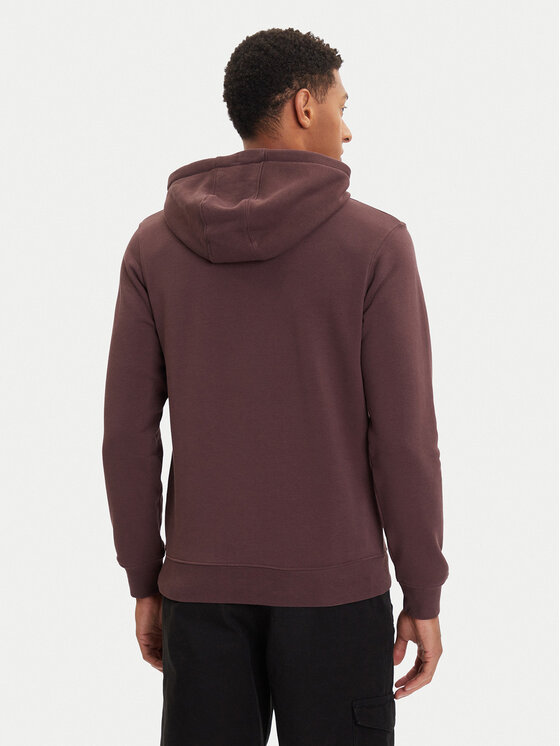 Wrangler Wrangler Суитшърт Sign Off 112371459 Кафяв Regular Fit