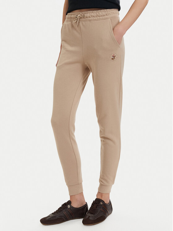 Beverly Hills Polo Club Beverly Hills Polo Club Dressipüksid P-SS26W-TF546550 Beež Regular Fit