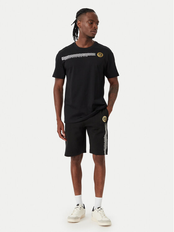 Beverly Hills Polo Club Beverly Hills Polo Club Tricou M1608-HR Negru Regular Fit