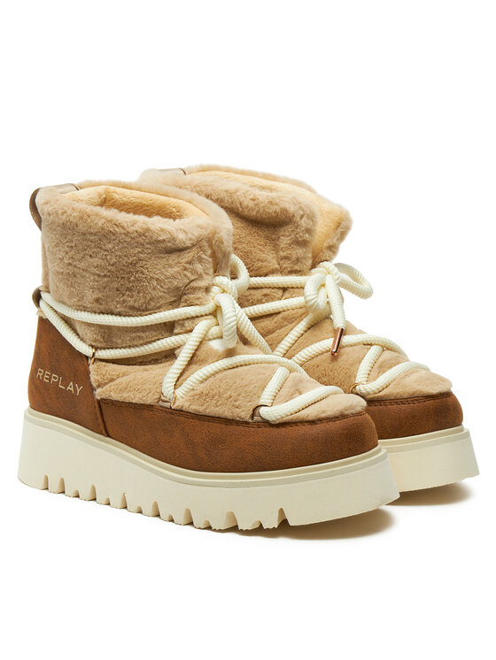 REPLAY REPLAY Lumesaapad Melrose Hair Lace-Up GWF2H.000.C0014S Pruun