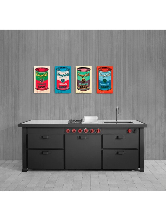 Artopweb Artopweb Dekoracja ścienna Campbell's Soup Can, 1965 Kolorowy