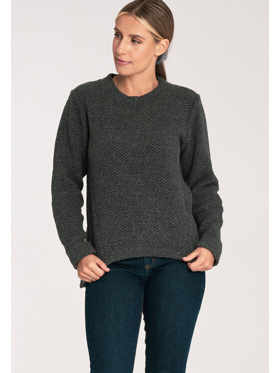 FIGL FIGL Sveter M1044 Čierna Classic Fit