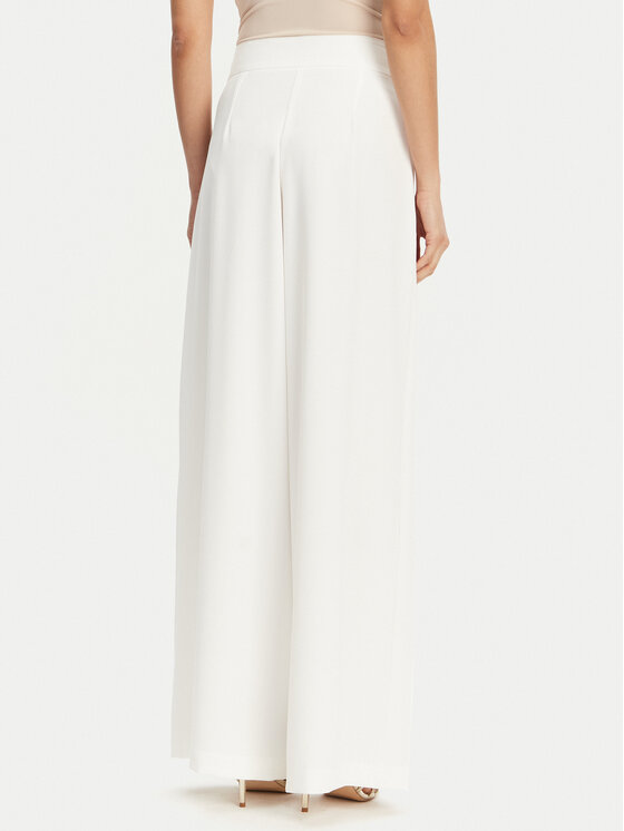 Patrizia Pepe Patrizia Pepe Штани палаццо 2P1684 A411 Білий Regular Fit