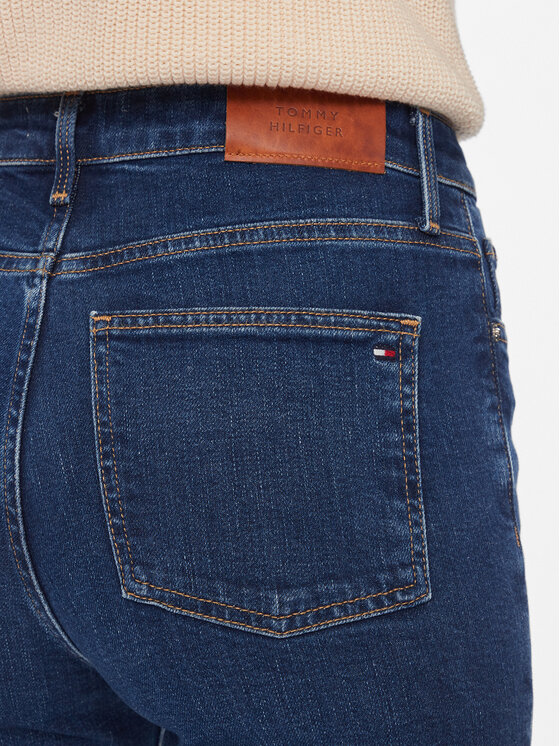Tommy Hilfiger Tommy Hilfiger Traperice WW0WW40649 Tamnoplava Bootcut Fit