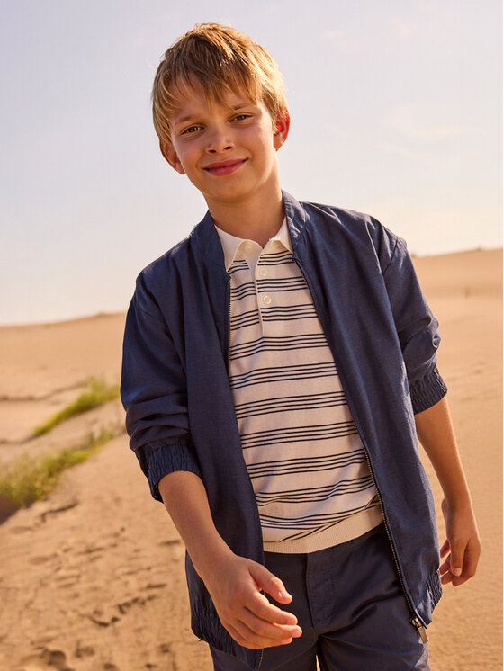 Mayoral Mayoral Bomber striukė 6414 Tamsiai mėlyna Regular Fit