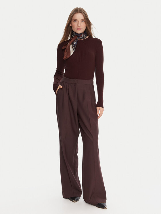 Kontatto Kontatto Maglione 3M0809C Marrone Slim Fit