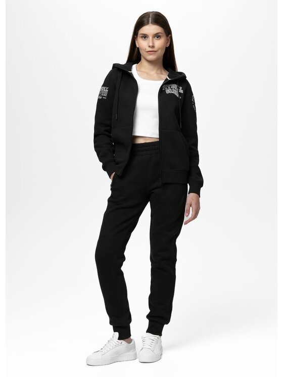 PITBULL PITBULL Bluza FIORA Czarny Regular Fit