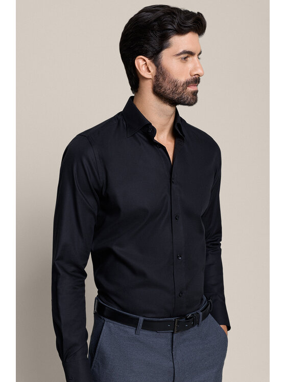 Lancerto Lancerto Koszula Belisaria KO073226000002 Czarny Slim Fit