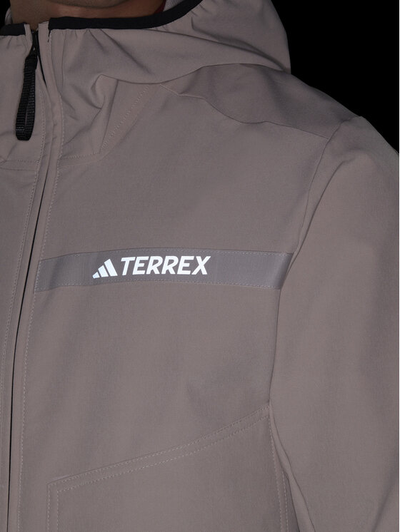 adidas adidas Geacă outdoor Terrex Multi HZ4423 Bej Slim Fit