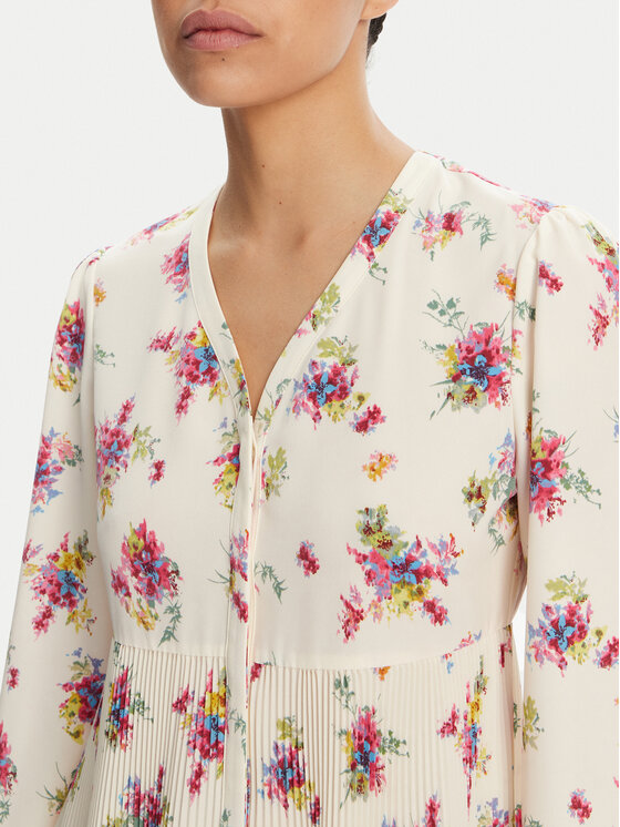 Liu Jo Liu Jo Sukienka codzienna WA5168 T3786 Écru Relaxed Fit