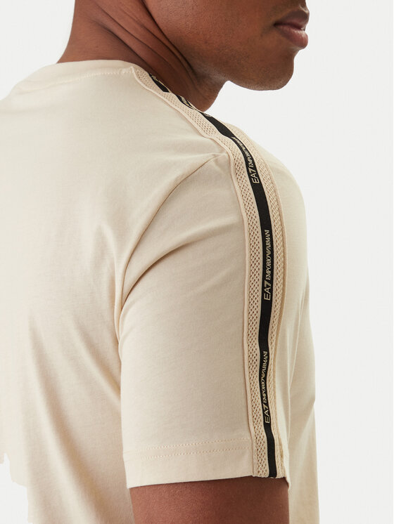 EA7 Emporio Armani EA7 Emporio Armani T-krekls 7M001476 AF10375 Bēšs Regular Fit