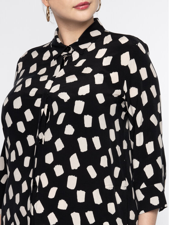 Persona by Marina Rinaldi Persona by Marina Rinaldi Сукня-сорочка 1222199 Чорний Regular Fit