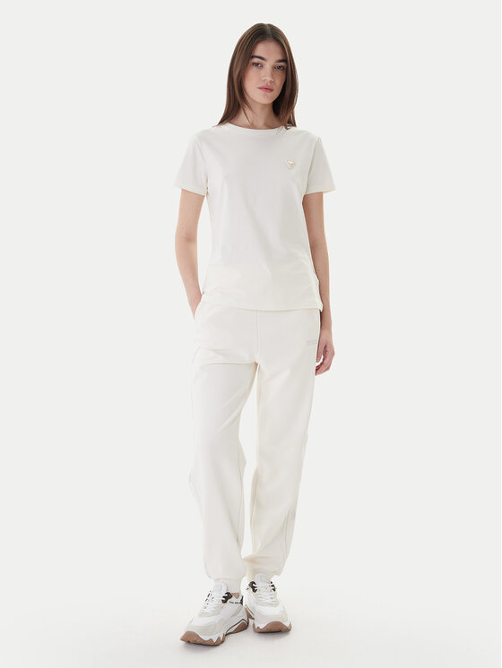 Guess Guess Majica V4YI09 J1314 Écru Oversize