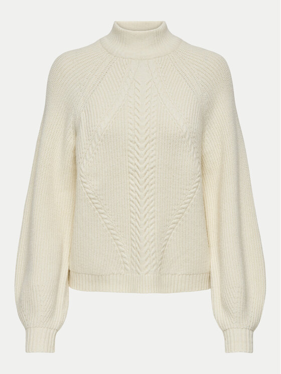 ONLY ONLY Rollkragenpullover Katia 15324678 Écru Regular Fit