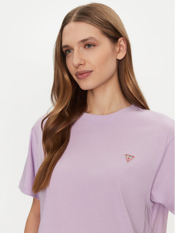 Guess Jeans Guess Jeans T-krekls W4YI05 K8HM0 Violets Regular Fit